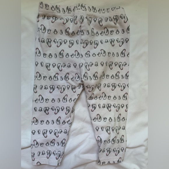 Just One You Carter’s 9 month top and pants set - pink and penguins - Picture 7 of 7